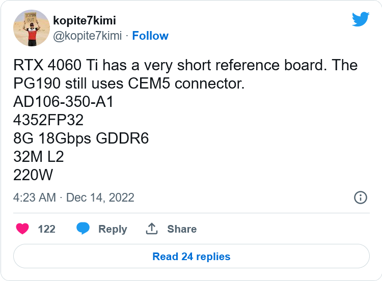 不超过3500元？RTX4060Ti曝光:性能3080