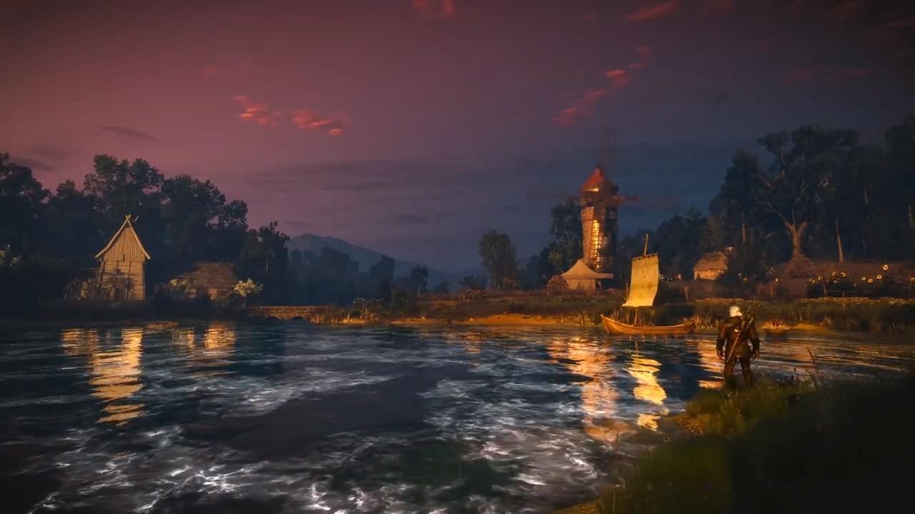 《巫师3》次世代版本的超长演示灯超级好看。