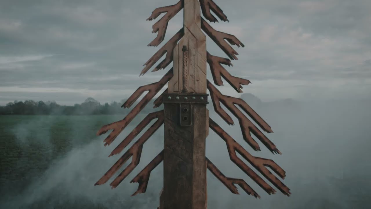 为了庆祝游戏的推出，SquareEnix用毁灭之剑打造了一棵圣诞树。