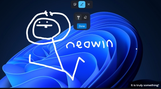 Win11头像白板允许用户自己绘制桌面贴纸