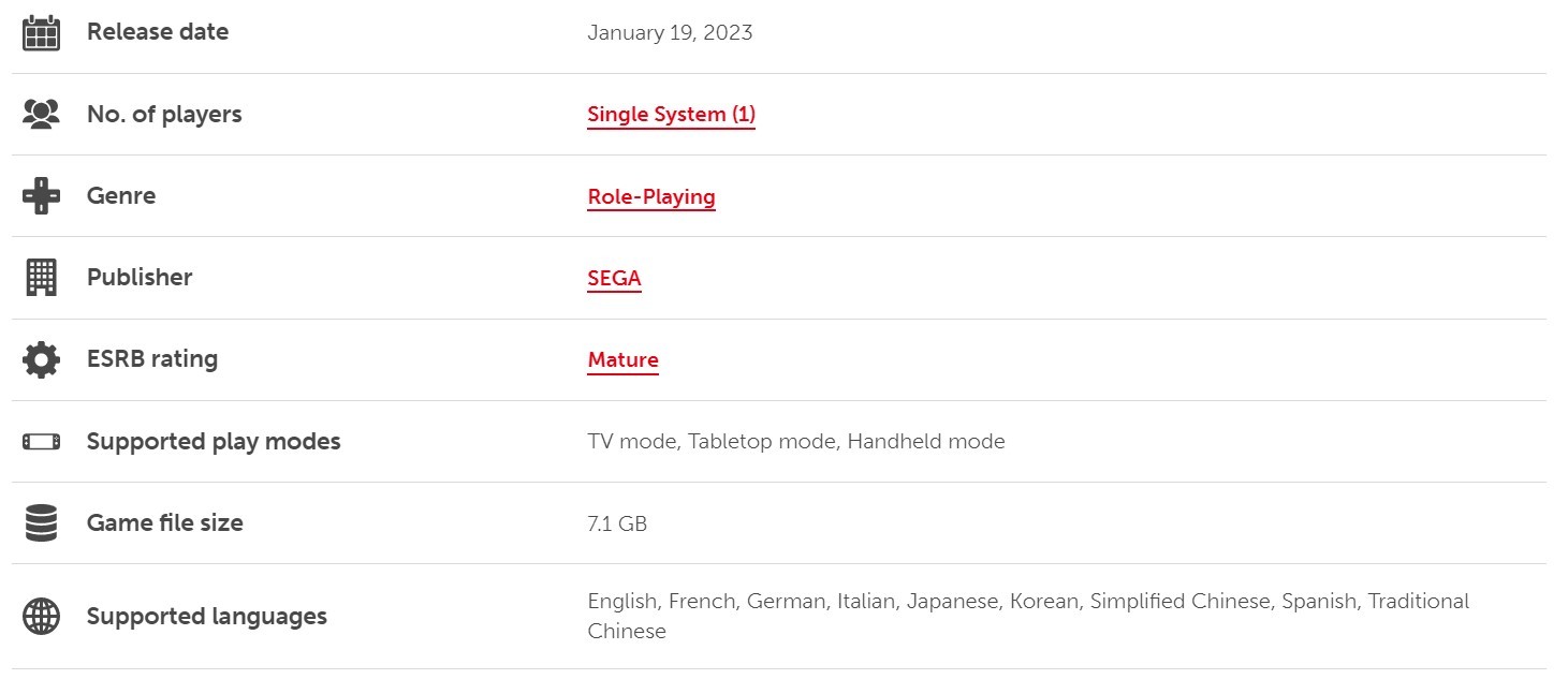 《女神异闻录3P》《女神异闻录4G》Switch版本容量大小曝光