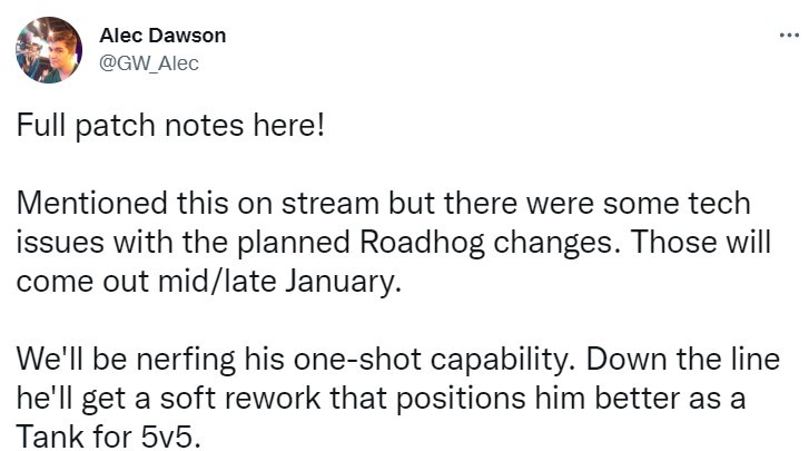 《守望先锋：归来》Luba将于明年1月重新投入使用