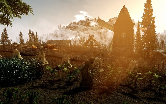 《上古卷轴5》享受种田的玩家发布新的MOD强化种田模式