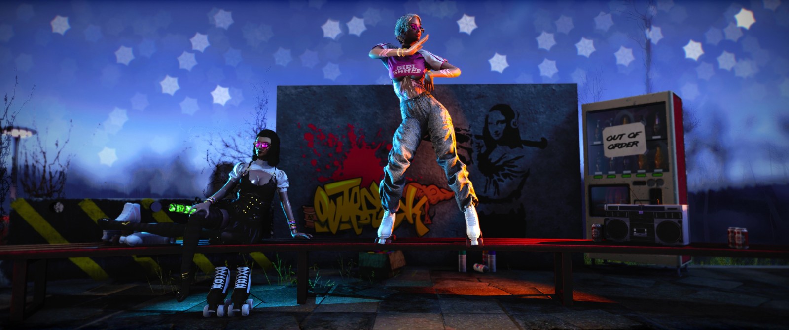 《辐射4》滑板MOD包发布废土变成时尚滑板的天堂