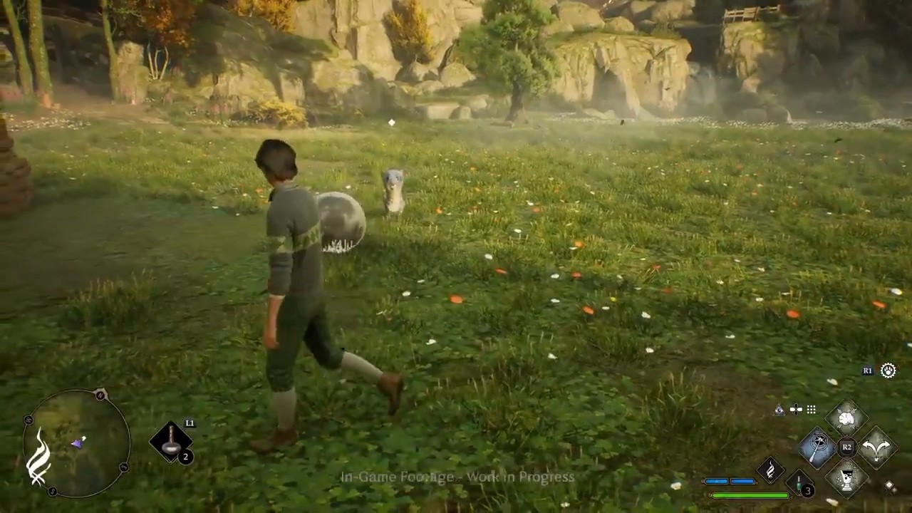 《霍格沃茨之遗》新演示和魔法动物互动