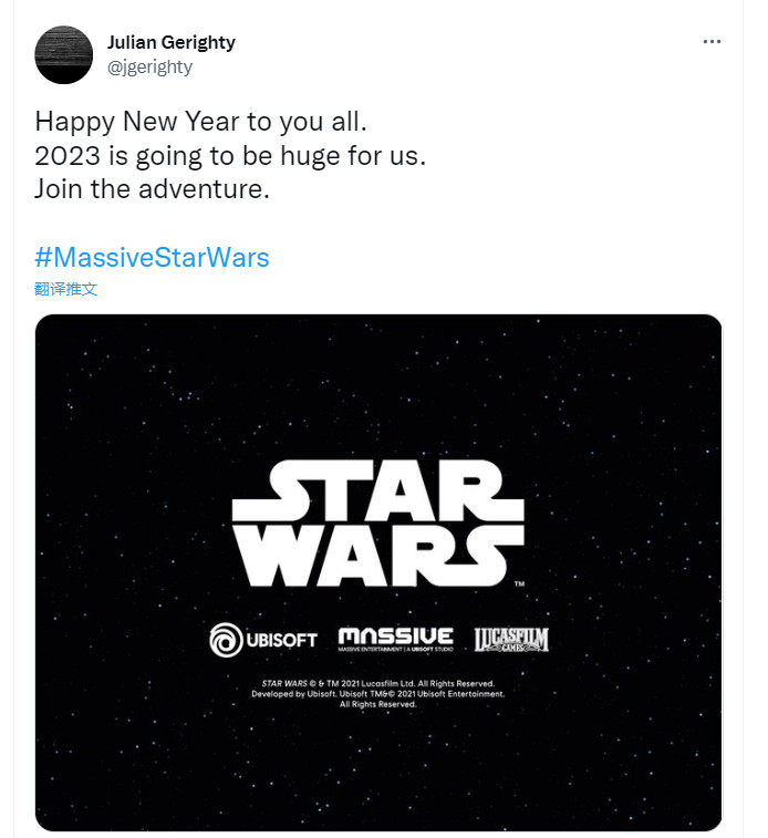 创意总监暗示刘备将于今年发布《星球大战》更多消息