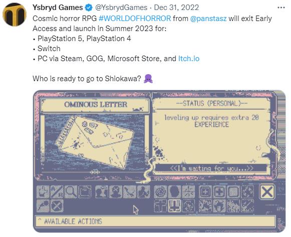 《恐怖的世界》正式夏季在线正式版本支持中文