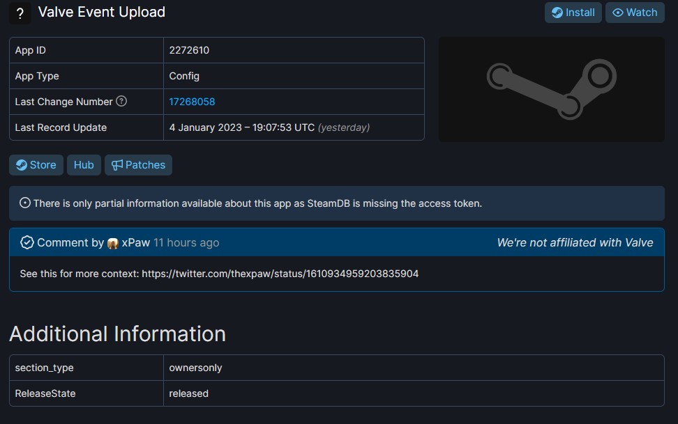 g胖是3吗？根据Steam目录，怀疑v公司将发表新作