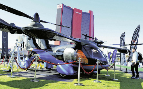 新型飞车亮相CES展开可飞行折叠变形的是汽车