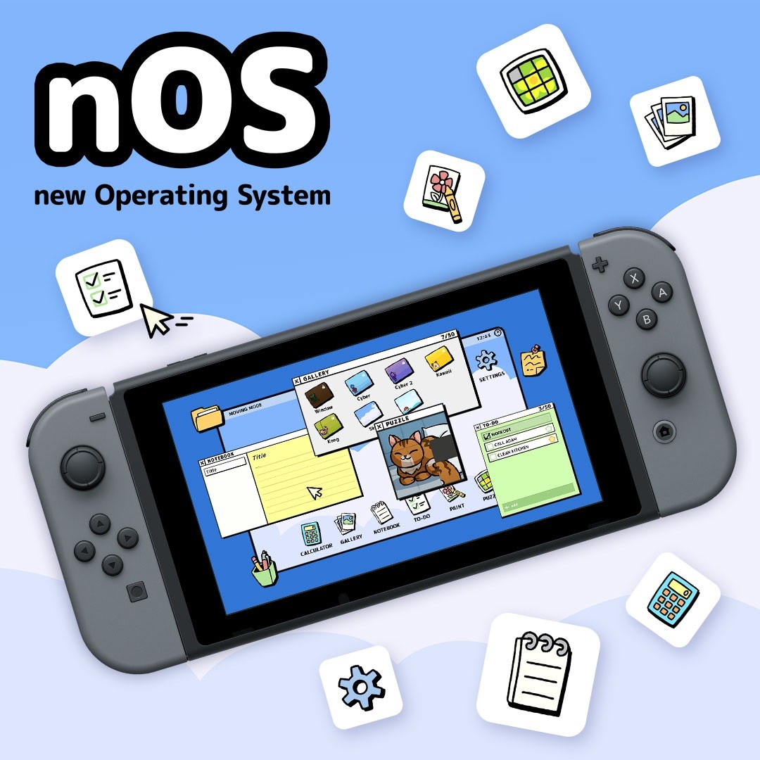 独立游戏团队制作任天堂交换机操作系统《nOS》