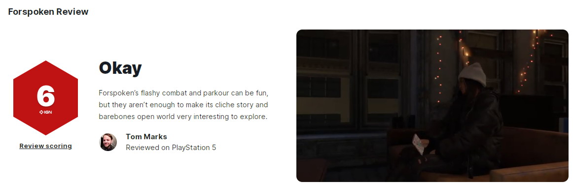 《魔咒之地》IGN评分6分:战斗跑酷有趣的故事老套