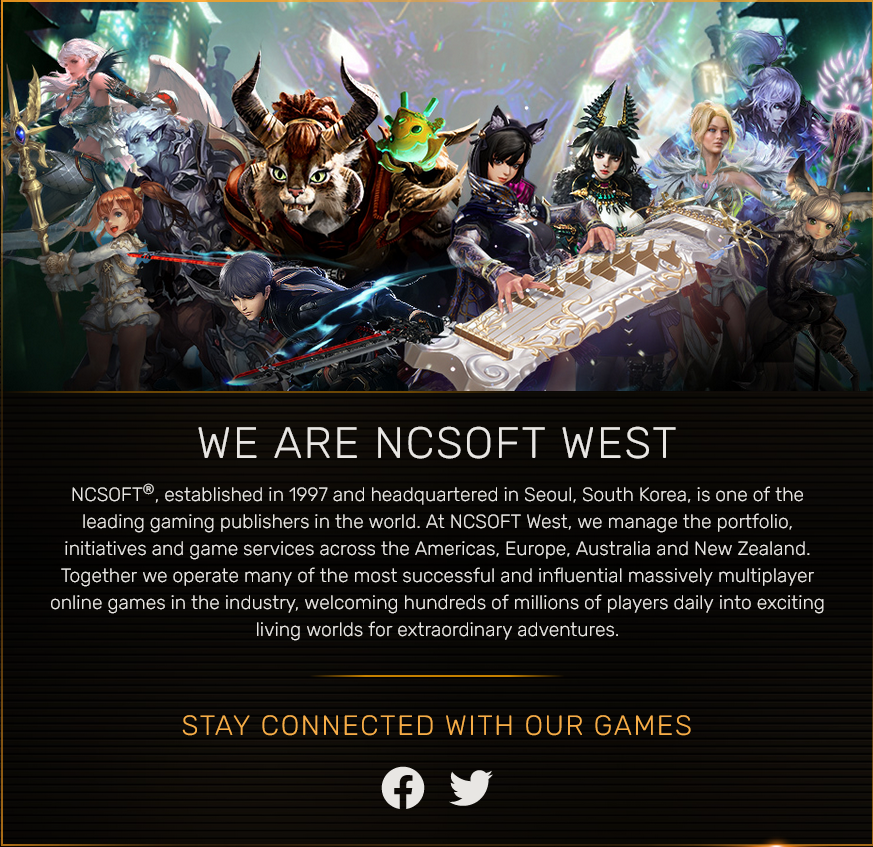 《剑灵》开发商NCsoft欧美工作室裁员两成CEO离职