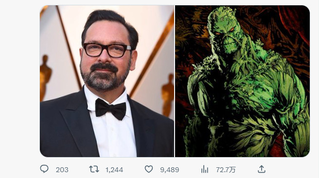 《金刚狼3》导演有望执导直流恐怖电影《沼泽异形》