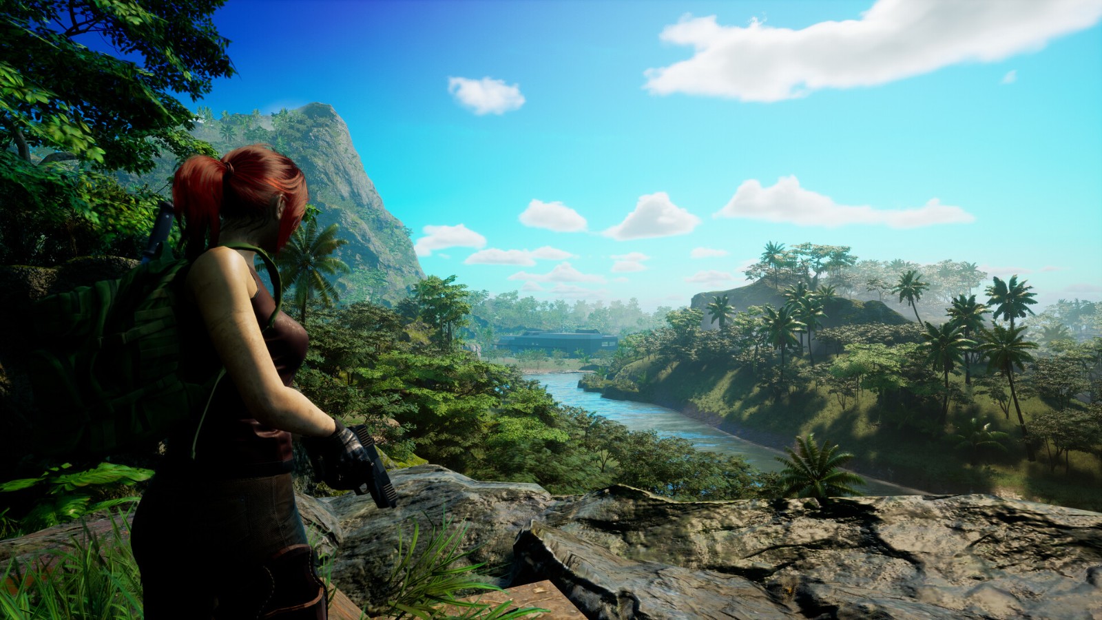 生存恐怖《原始预兆》红发美女打恐龙新预告