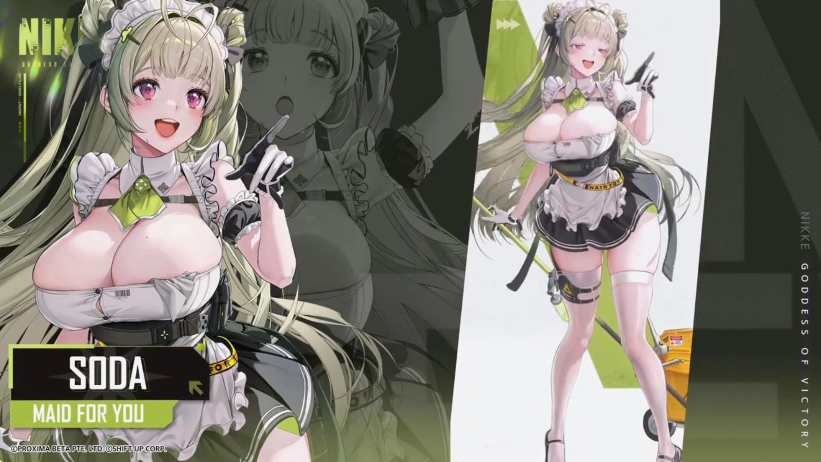 《妮姬：胜利女神》新角色苏打视频性感制造阵容