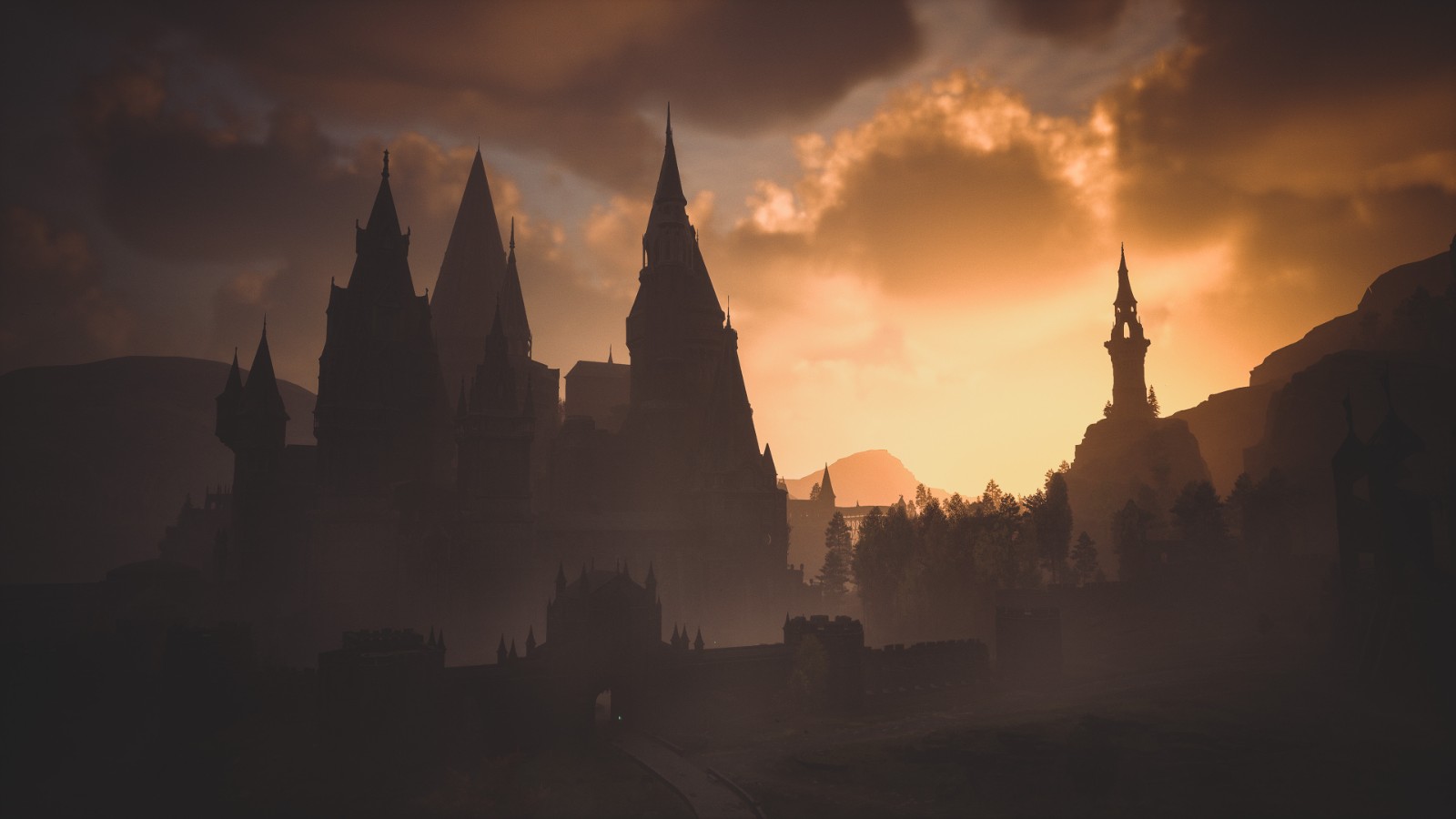 《霍格沃茨之遗》游戏内场景截图画面精致细节惊人