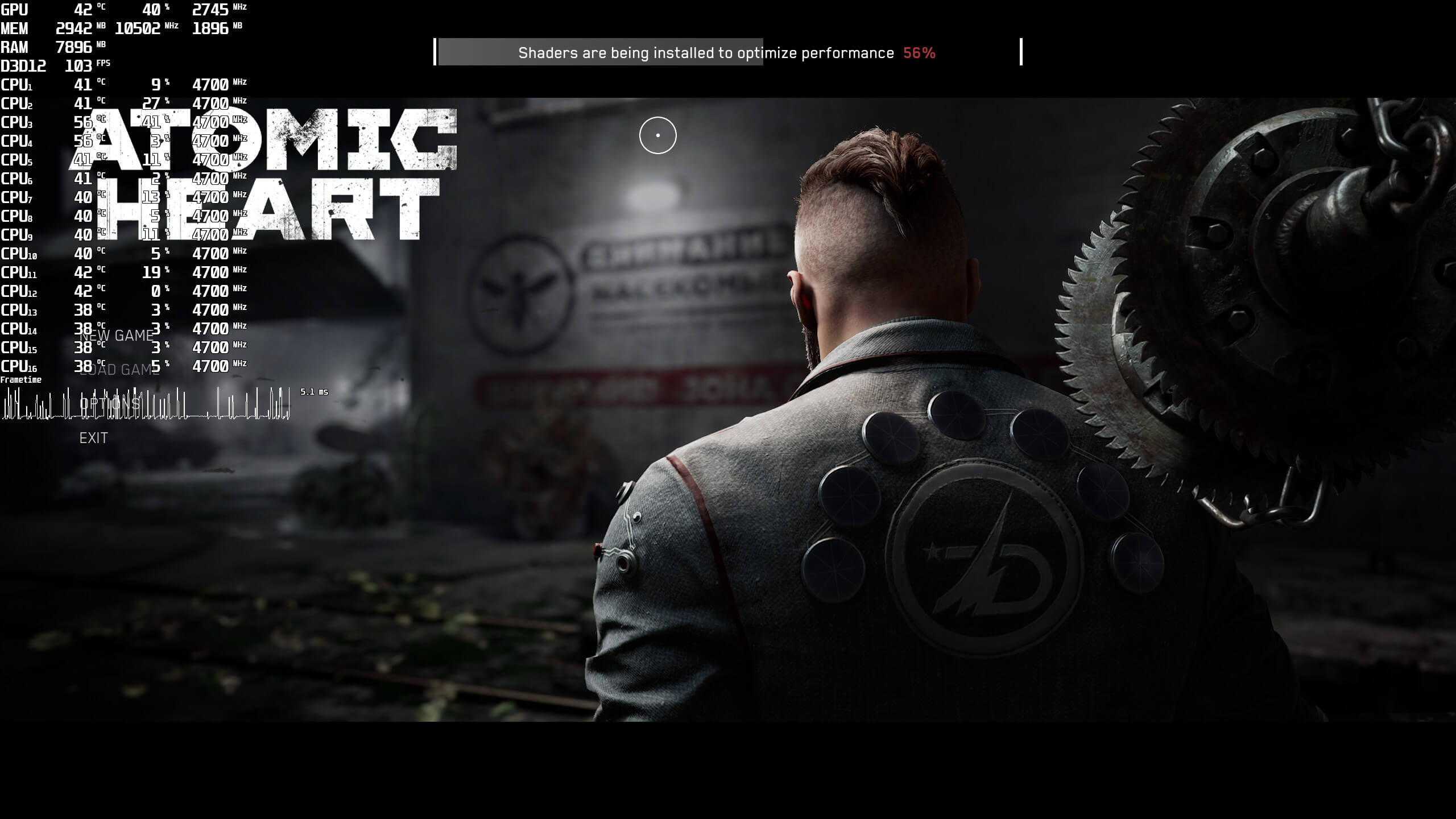 《原子之心》RTX4090最高画质测试保持在85帧以上