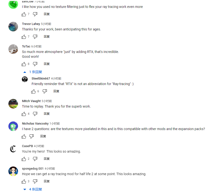 但经典海外玩家制作《半条命》光追mod