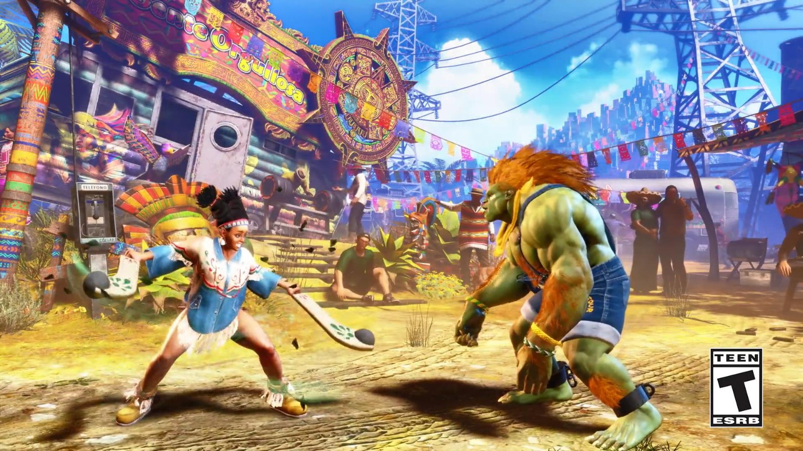 《街头霸王6》新角色“莉莉”动作演示风的铠甲强化技能