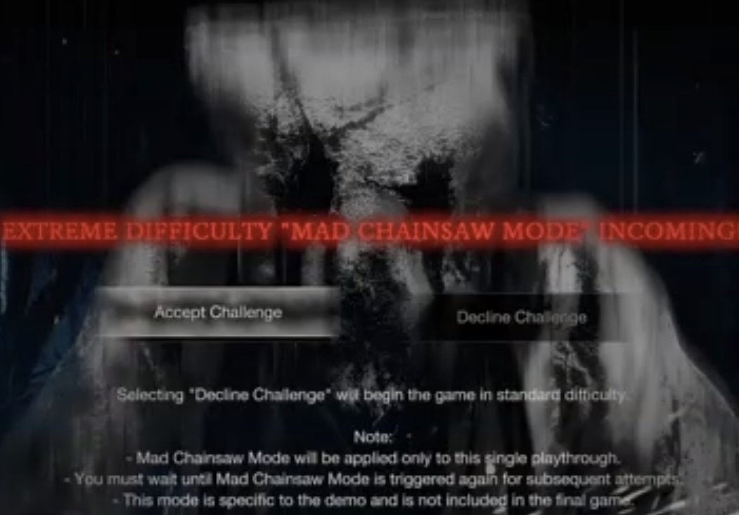 《生化危机4：重制版》体验版有一种隐秘性极其困难的模式:升级版电锯人