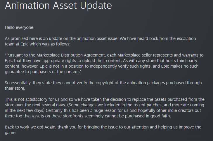 Epic回应《枯瑟信仰：放逐者》文案:我不会背