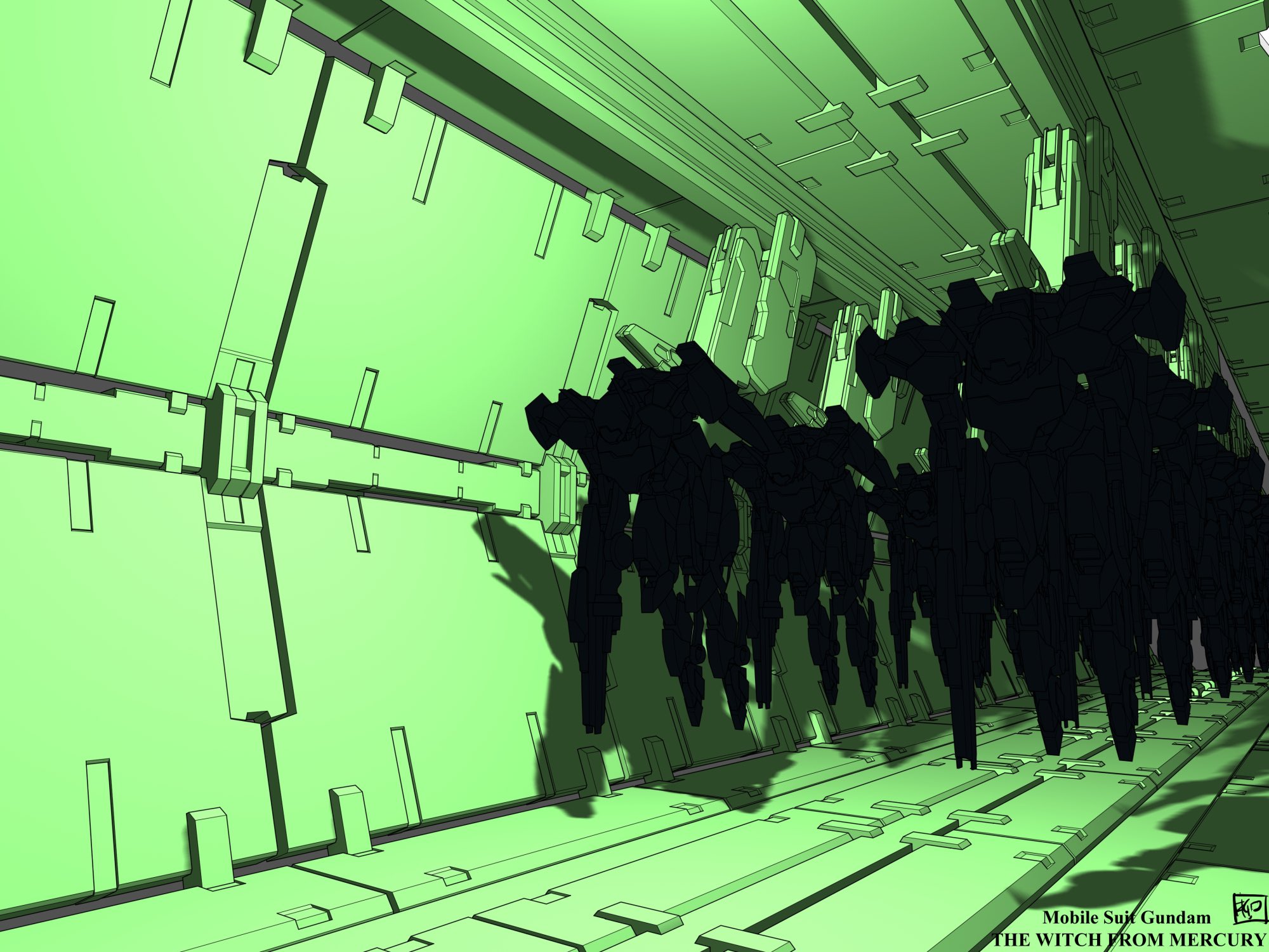 《高达 水星的魔女》艺术家打开多幅新身体场景的插图
