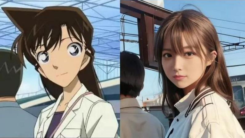 这个效果的分数是多少？AI人性化《名侦探柯南》
