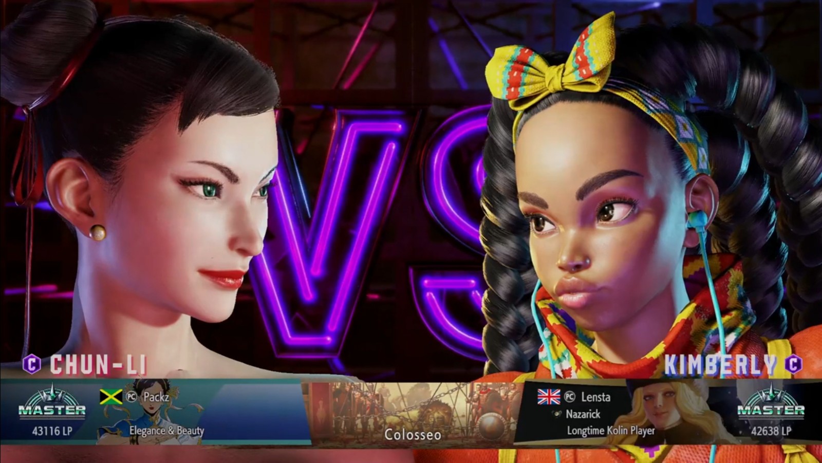 忘了关了吗？直播《街头霸王6》的比赛，让春丽和酷模大吃一惊。
