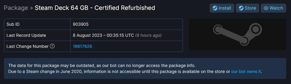 V协会可能会开始销售认证、翻新、蒸汽舱折扣和降价。
