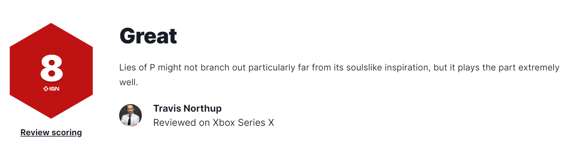 《匹诺曹的谎言》IGN8：等待《血源2》值得一试
