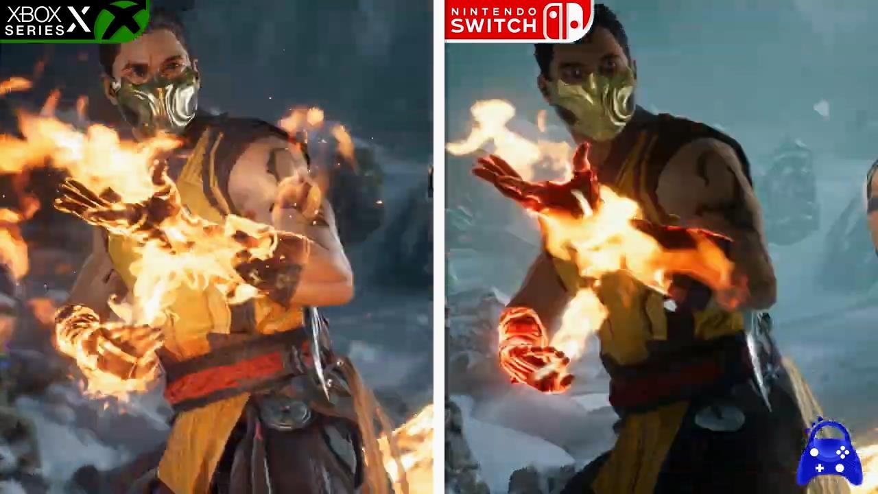 《真人快打1》XSX与NS版本对比视频NS版本缩水角色僵化
