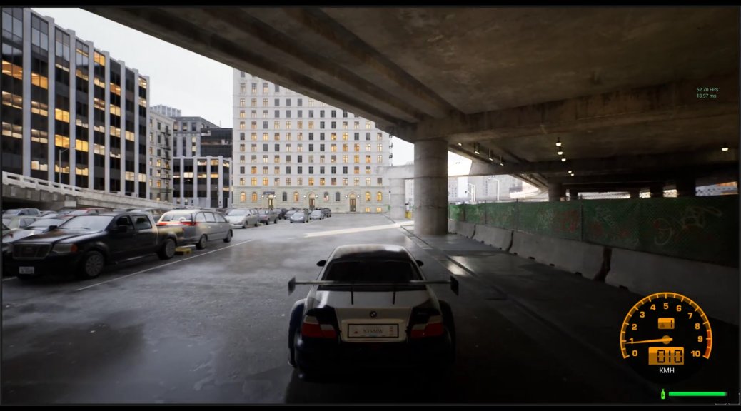 虚幻引擎5翻拍《极品飞车：最高通缉》效果视频
