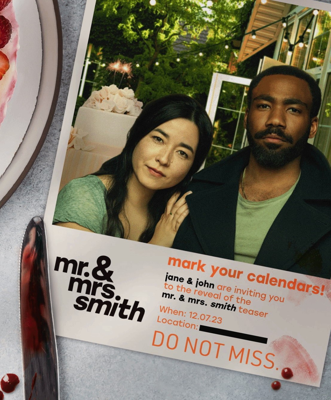 电视剧《史密斯夫妇》第一支预告片亚洲+黑人间谍袭击
