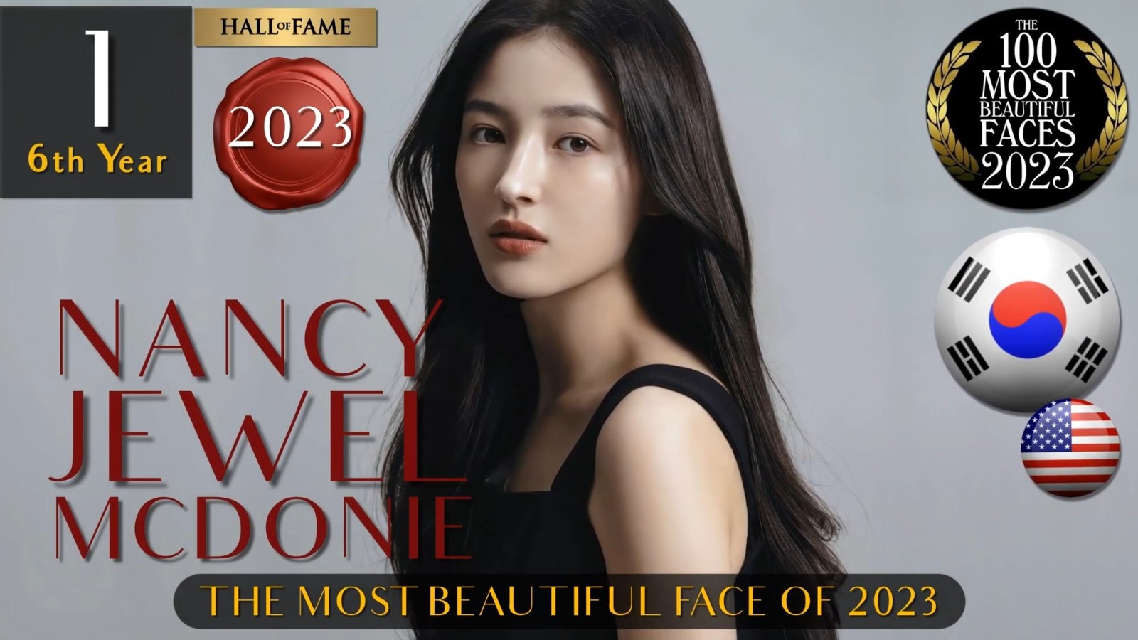 2023世界美人百强：古丽娜扎真人版小美人鱼等
