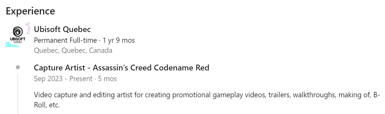 《刺客信条：RED》将很快与球员们正式会面。
