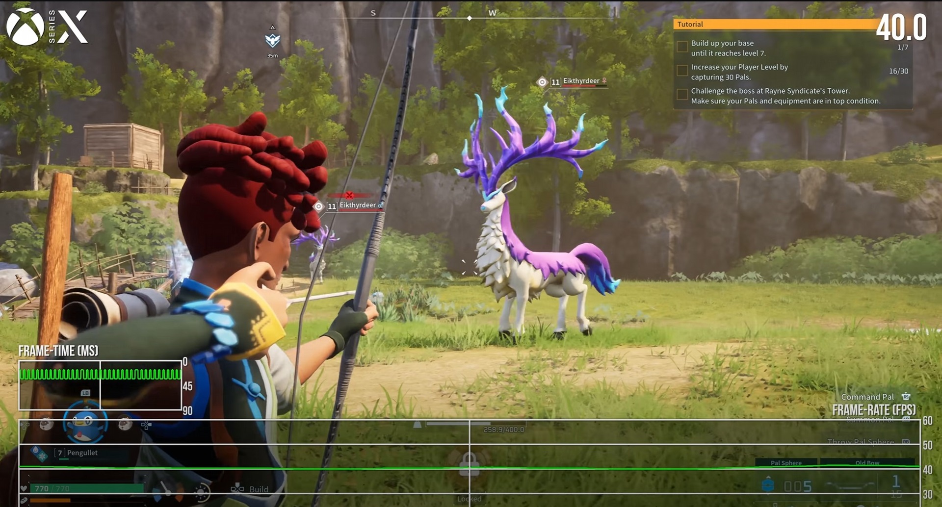 《幻兽帕鲁》Xbox版性能分析XboxSeriesX也无法达到60fps
