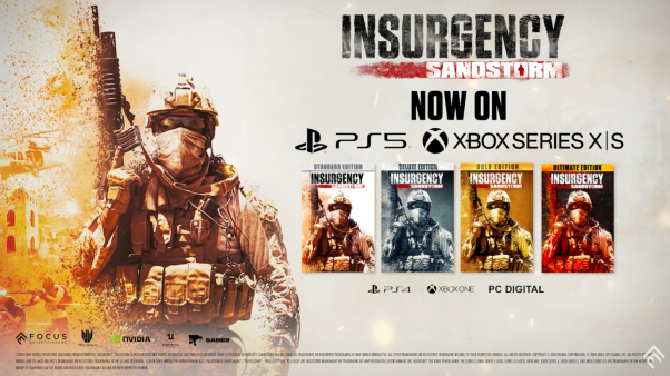 《叛乱: 沙漠风暴》现已登陆PS5和XBOXS，带来无与伦比的沉浸感
