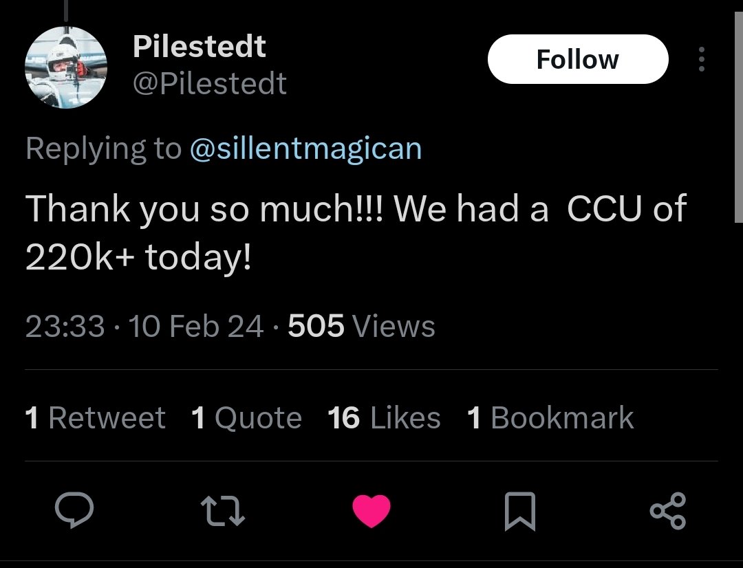 《绝地潜兵2》PC的在线人数是PS5的两倍多。
