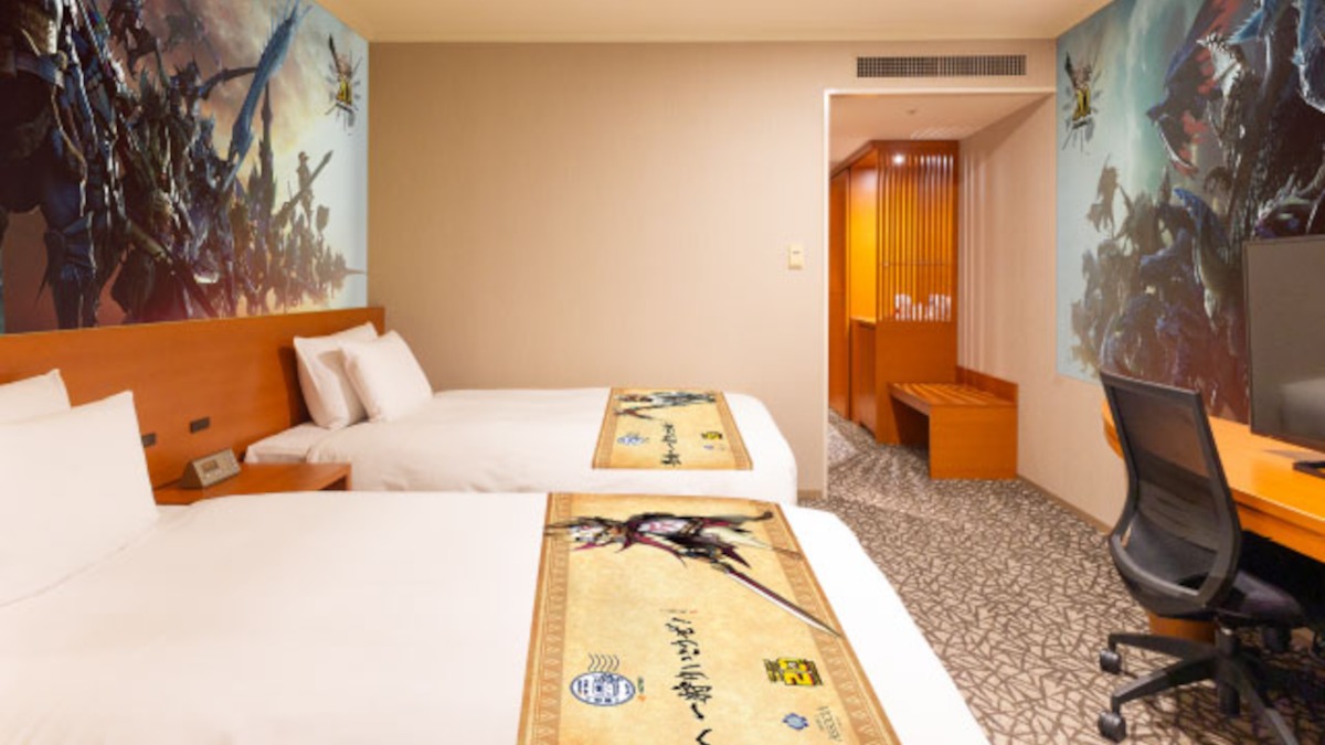 日本丰桥市的大型怪物猎人联动活动全市都充满了怪物狩猎主题
