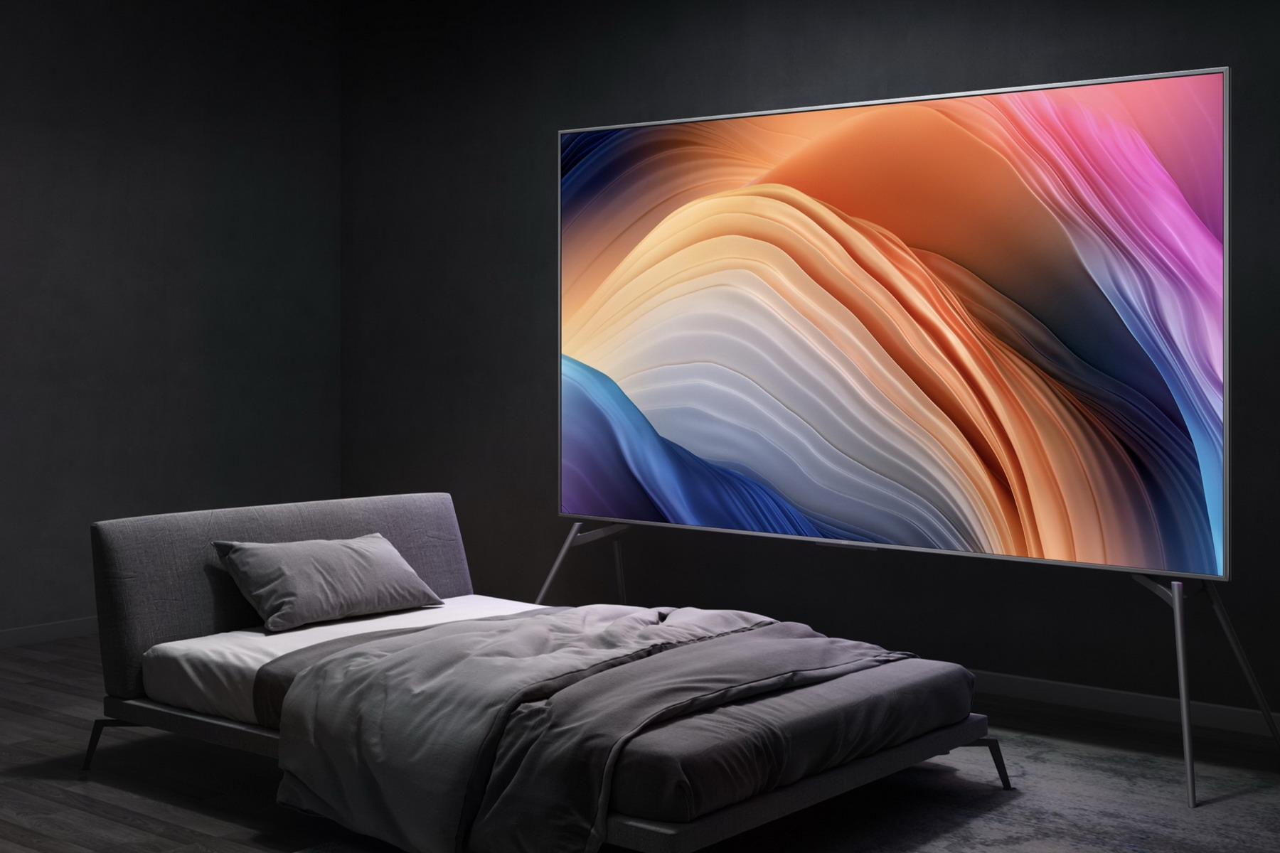 小米将100英寸电视杀到8999元！98英寸不再香。
