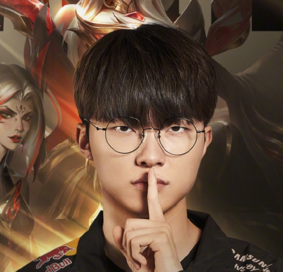 Faker首次亮相《LOL》。网友：第五冠最好
