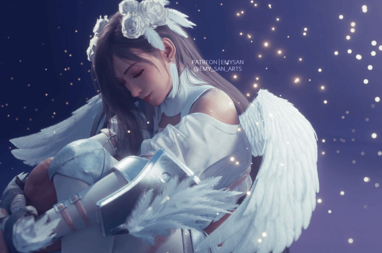 《最终幻想7》Tifa和Alice的新3D美颜图太火了
