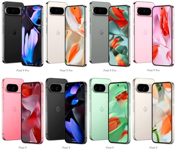 GooglePixel9系列最新渲染图曝光：有明显改进或感觉良好
