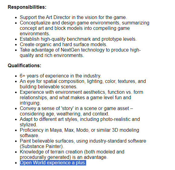 招聘信息表明《战地》的新作品可能有开放世界游戏
