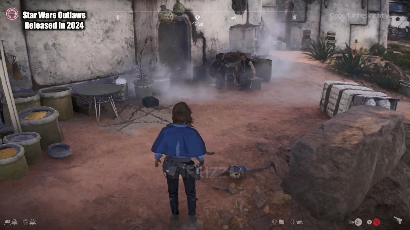 《星球大战：亡命之徒》比较视频育碧的游戏反向降级历史记录
