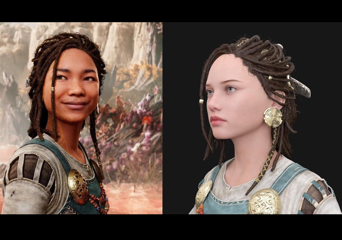 玩家想要创建《战神5》黑人女主角粉饰模组已被多次删除
