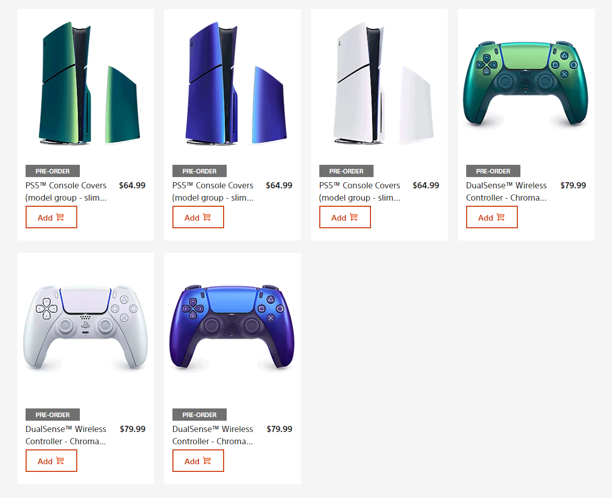 PS5“Colorful”配色外设预购打开手柄售价79.99美元
